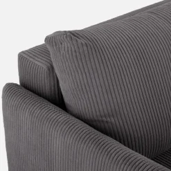 Sofa sztruksowa szara SORRENTO NEW