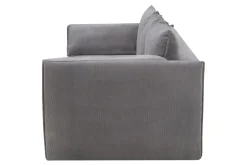Sofa sztruksowa szara SUNNY