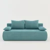 Sofa sztruksowa turkusowa LIBIA