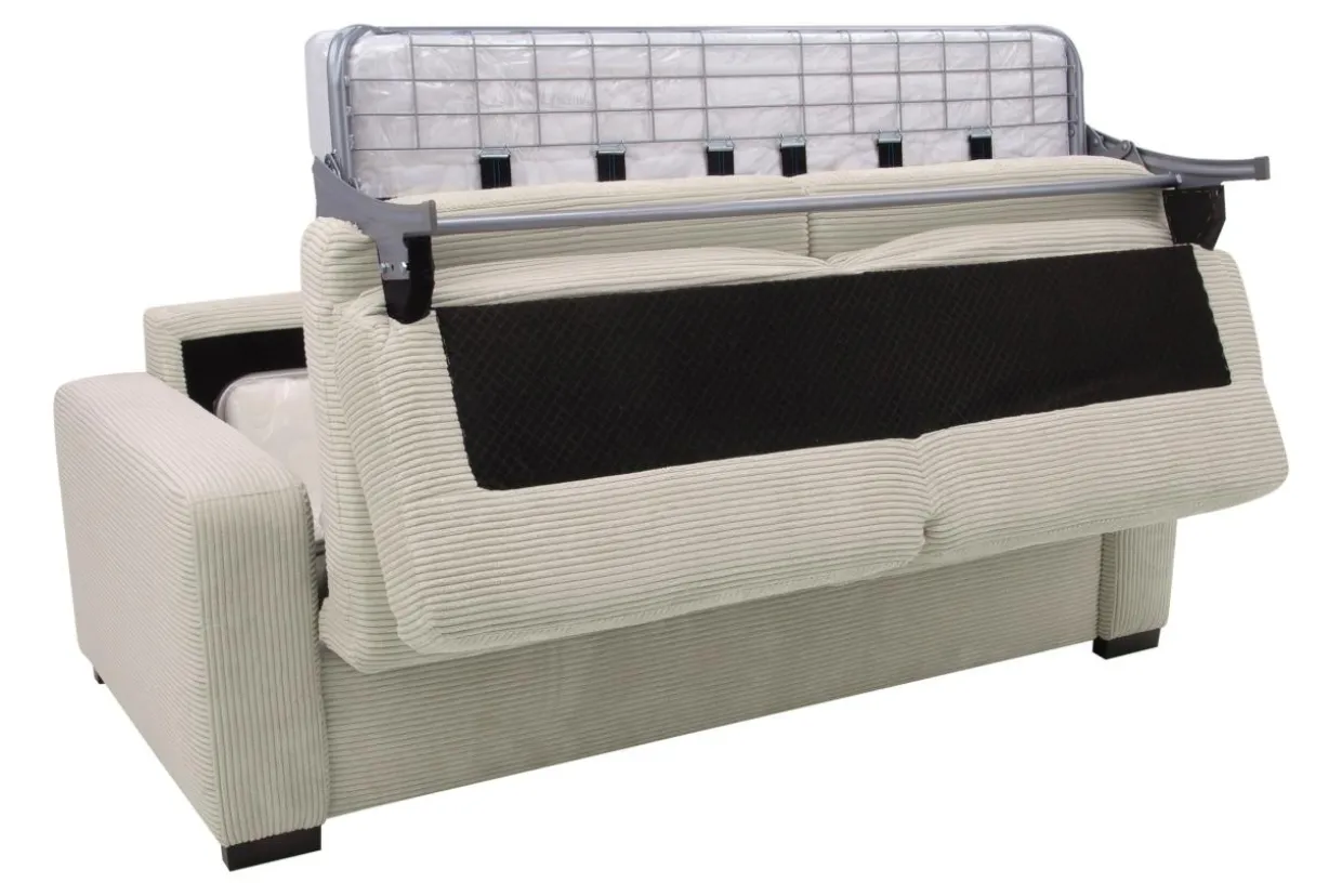 Sofa sztruksowa z materacem OMBRE