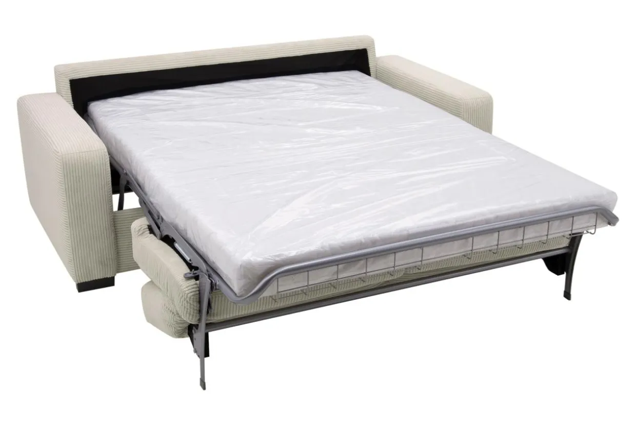Sofa sztruksowa z materacem OMBRE