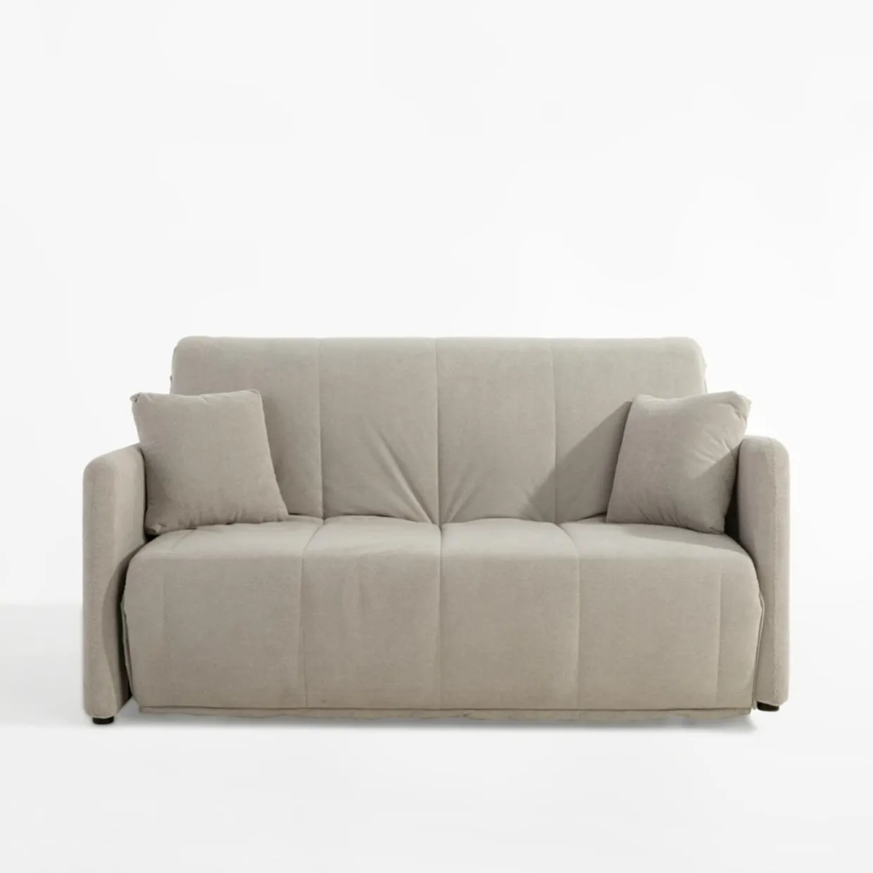 Sofa trzyosobowa szara BRIG