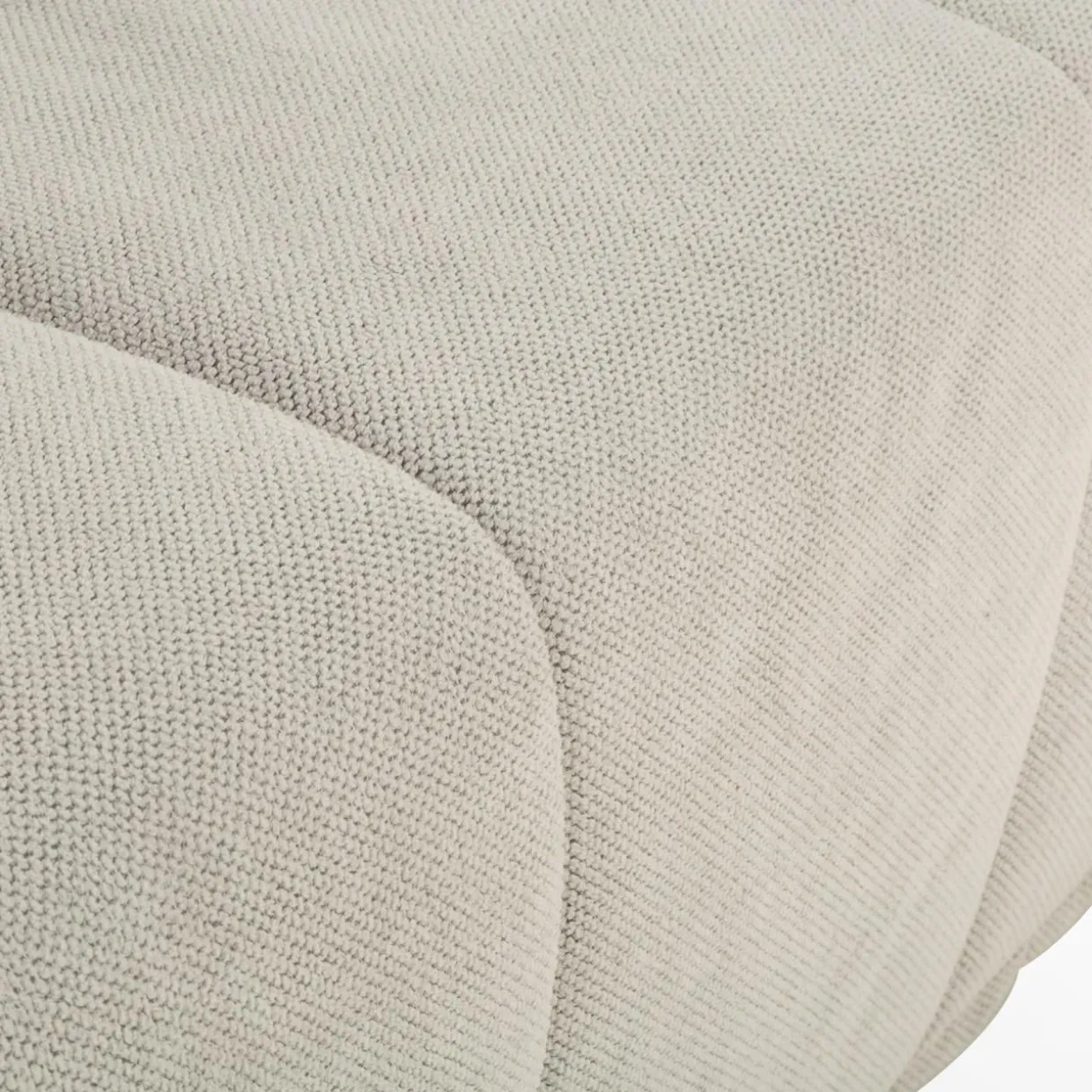 Sofa trzyosobowa szara BRIG