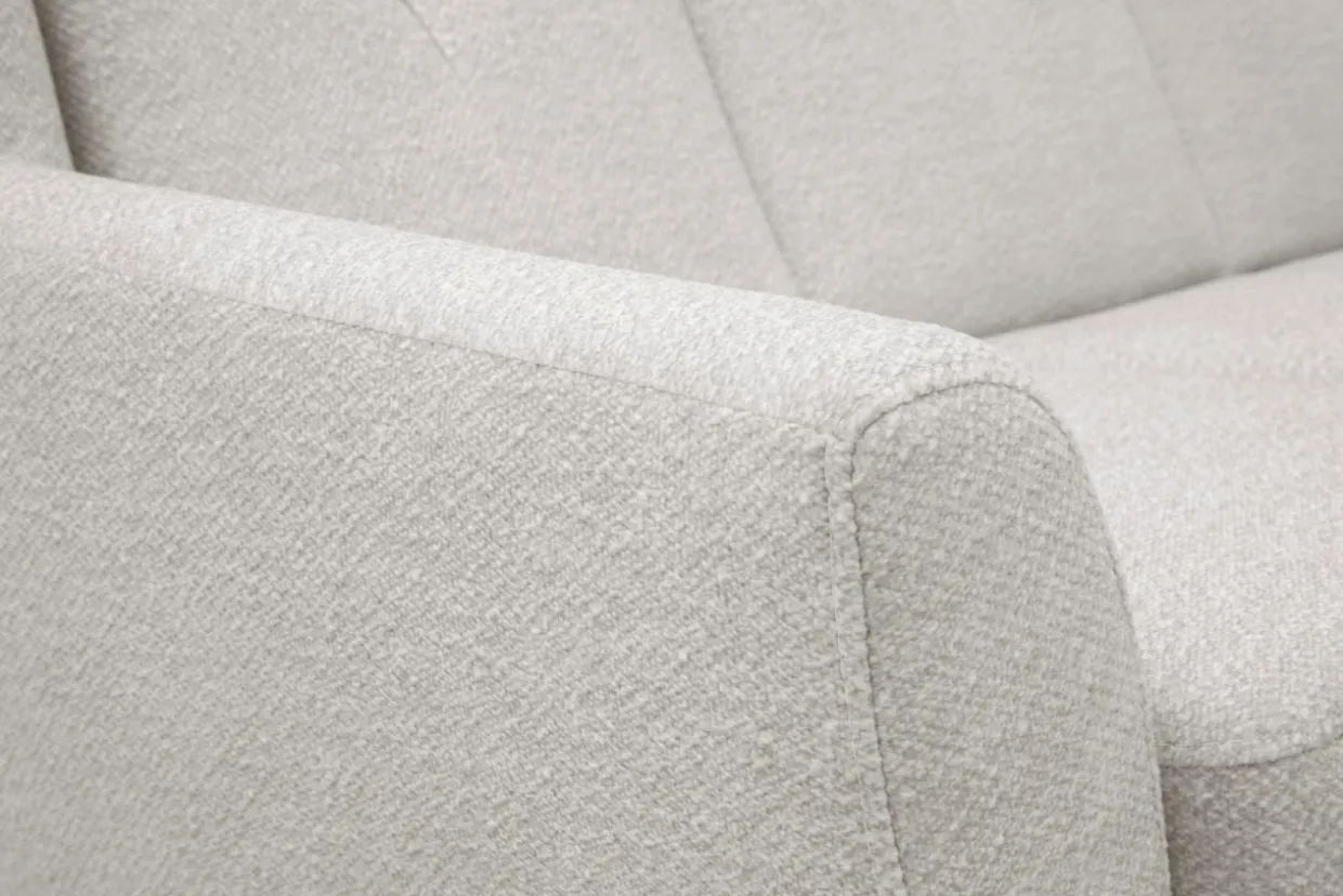 Sofa uszak boucle kremowa MOREN
