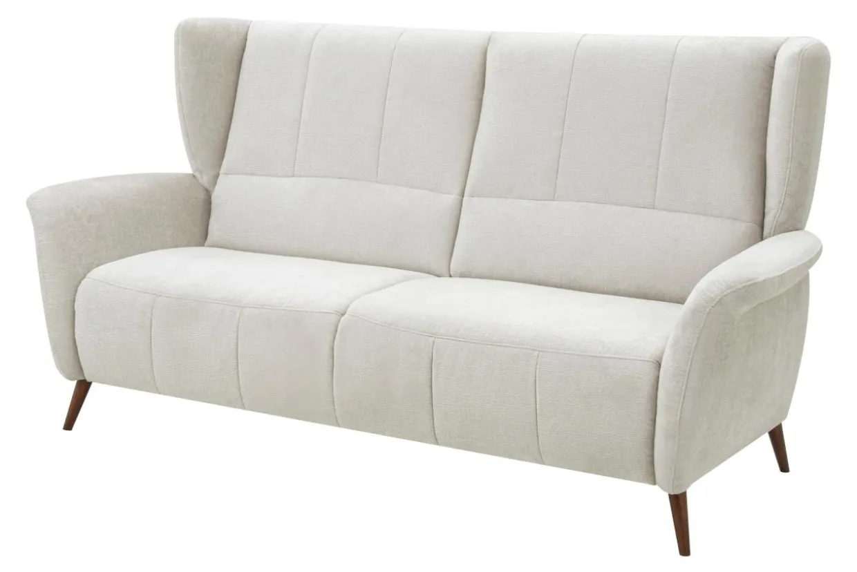 Sofa uszak na wysokich nogach kremowa BEO