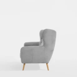Sofa uszak 3-osobowa jasnoszara KELSO
