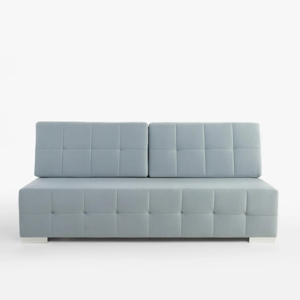 Sofa welurowa błękitna LILI
