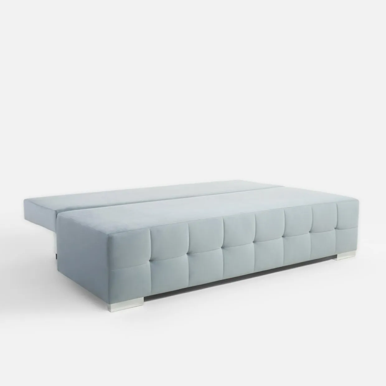 Sofa welurowa błękitna LILI
