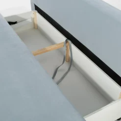 Sofa welurowa błękitna LILI