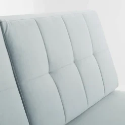 Sofa welurowa błękitna LILI