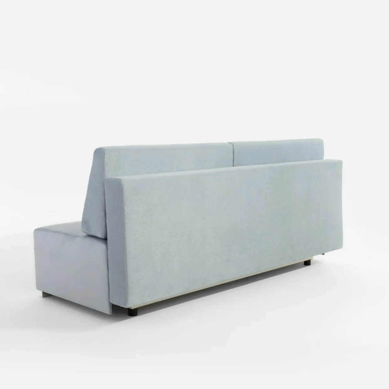Sofa welurowa błękitna LILI