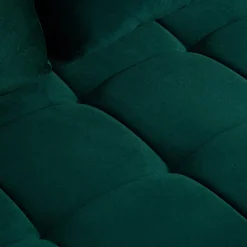 Sofa welurowa butelkowa zieleń ISOLA NEW