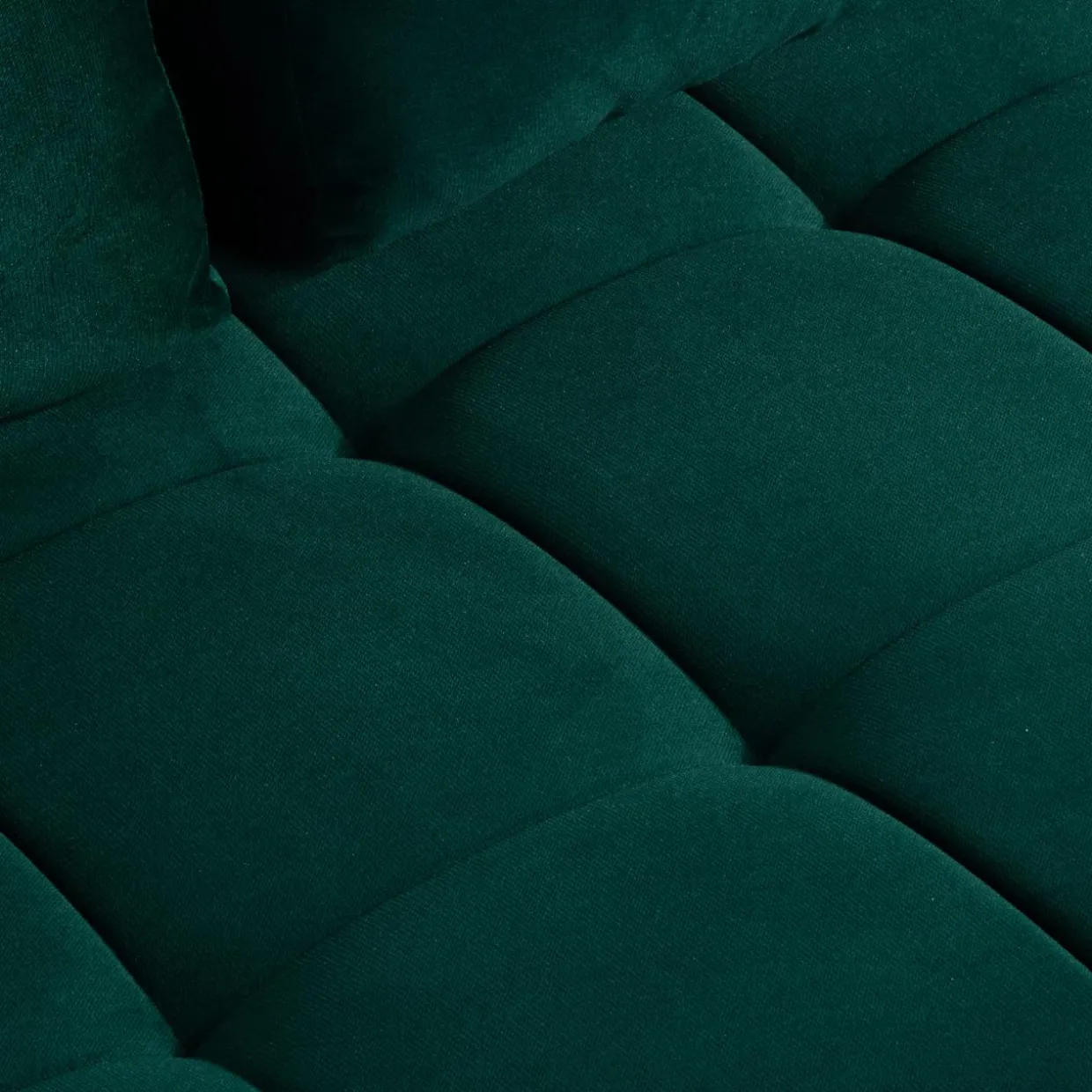 Sofa welurowa butelkowa zieleń ISOLA NEW