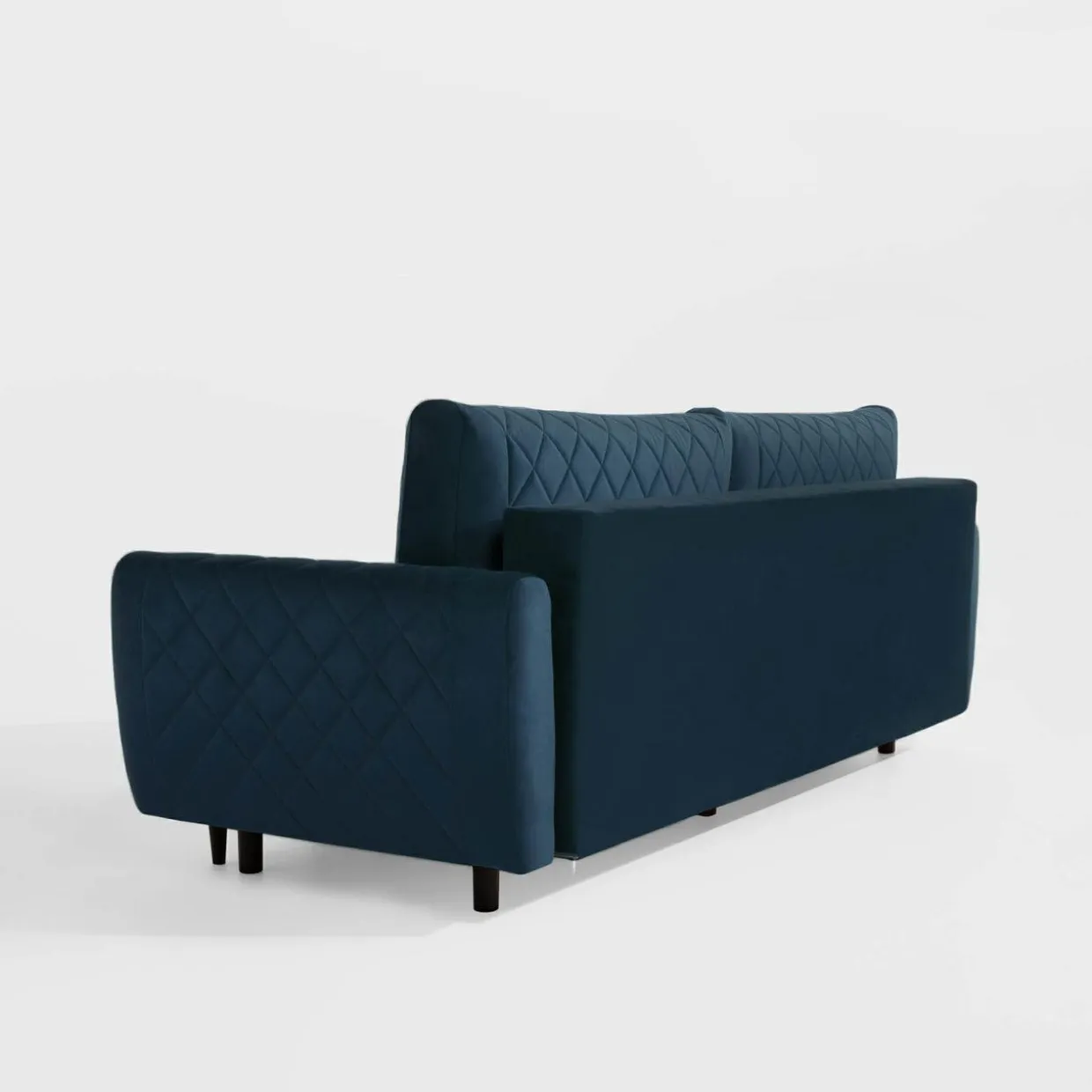Sofa welurowa granatowa ROMA