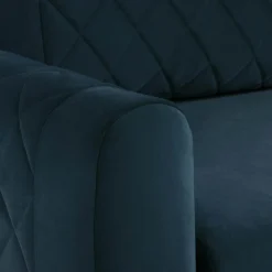 Sofa welurowa granatowa ROMA