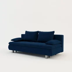 Sofa welurowa granatowa VERDE