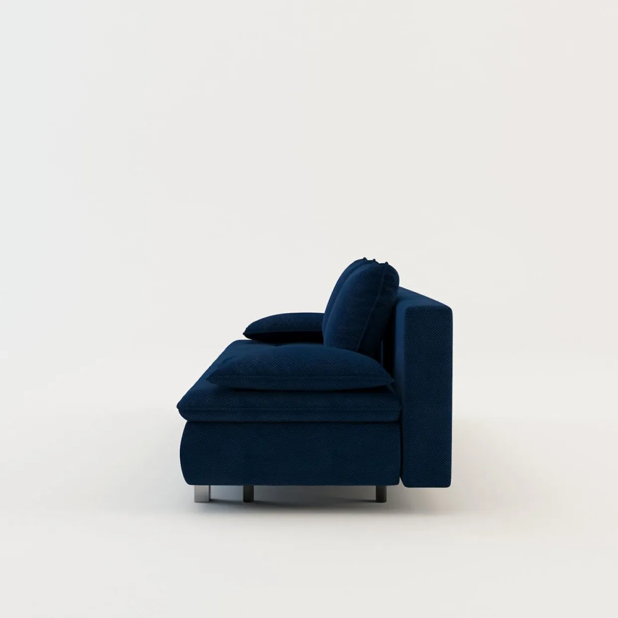 Sofa welurowa granatowa VERDE