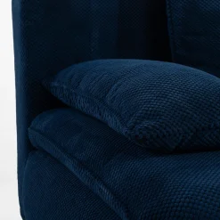 Sofa welurowa granatowa VERDE