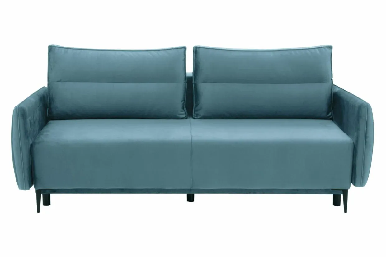 Sofa welurowa jasnoniebieska KIOTO