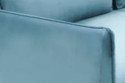 Sofa welurowa jasnoniebieska KIOTO