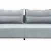Sofa welurowa jasnoszara KIOTO