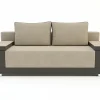 Sofa z ekoskórą beżowa RIMINI