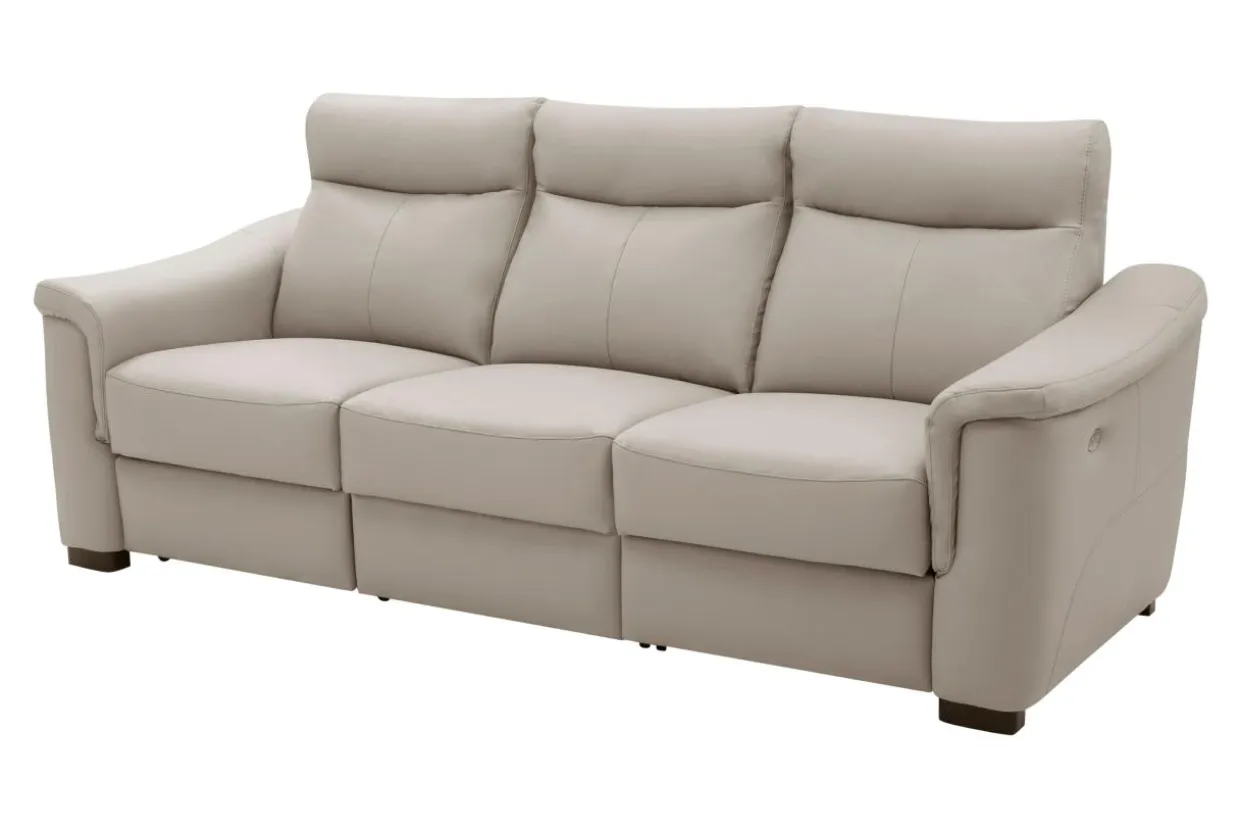 Sofa z funkcją relaks beżowa BARCELONA