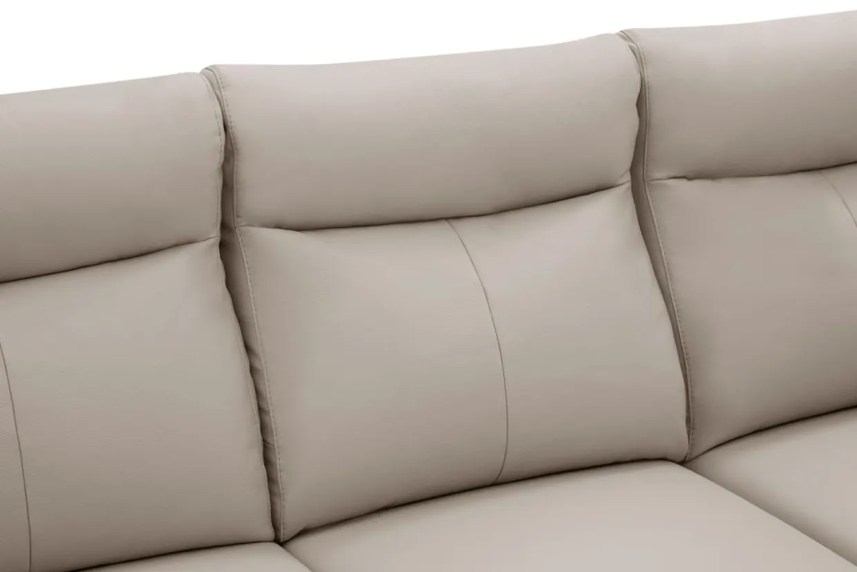 Sofa z funkcją relaks beżowa BARCELONA