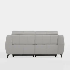 Sofa z funkcją relaks skórzana PERLE