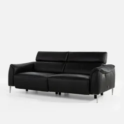 Sofa z funkcją relaks skórzana MILANO