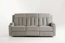 Sofa z funkcją relaks szara KAVERNO