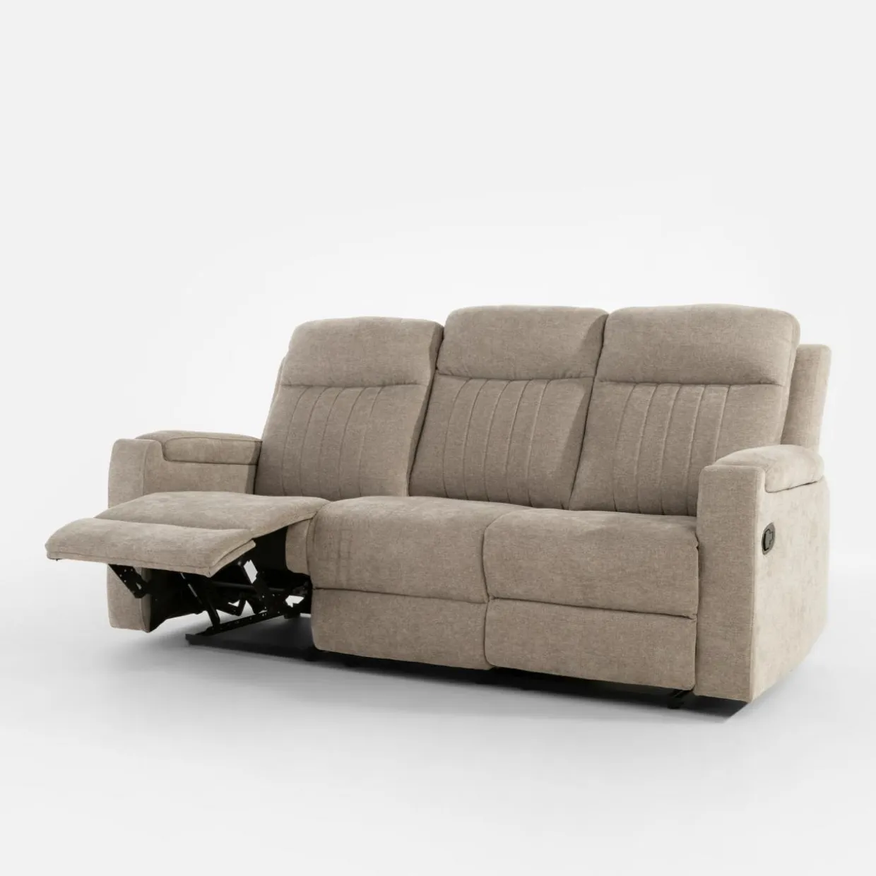 Sofa z funkcją relaksu beżowa ZAVIT
