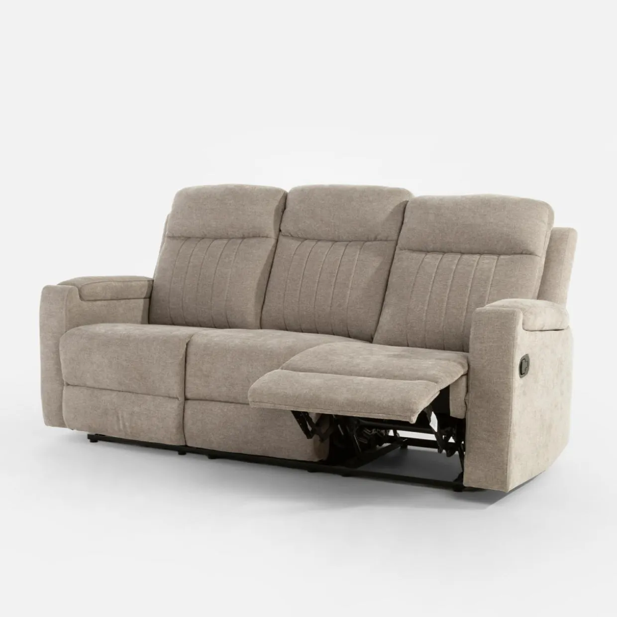 Sofa z funkcją relaksu beżowa ZAVIT