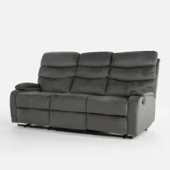 Sofa z funkcją relaksu 3-osobowa GANIBIO