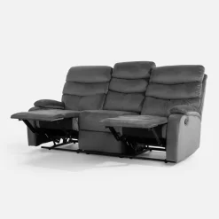Sofa z funkcją relaksu 3-osobowa GANIBIO