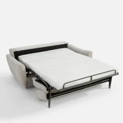 Sofa ze stelażem włoskim jasnoszara MONO II