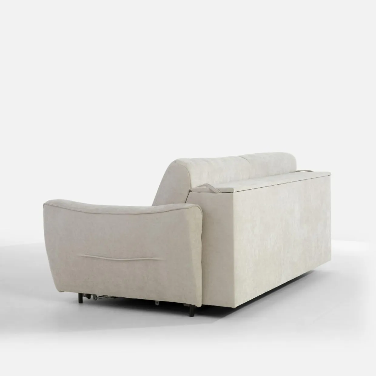 Sofa ze stelażem włoskim jasnoszara MONO II