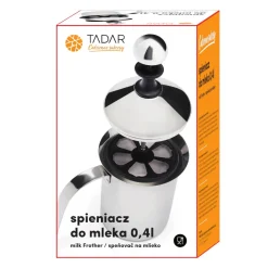Spieniacz tłokowy do mleka 400 ml