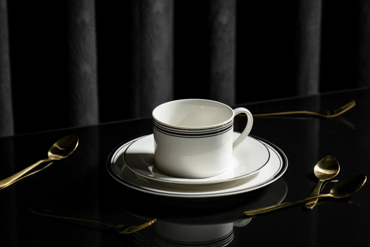 Spodek porcelanowy ART DECO 15.5 cm