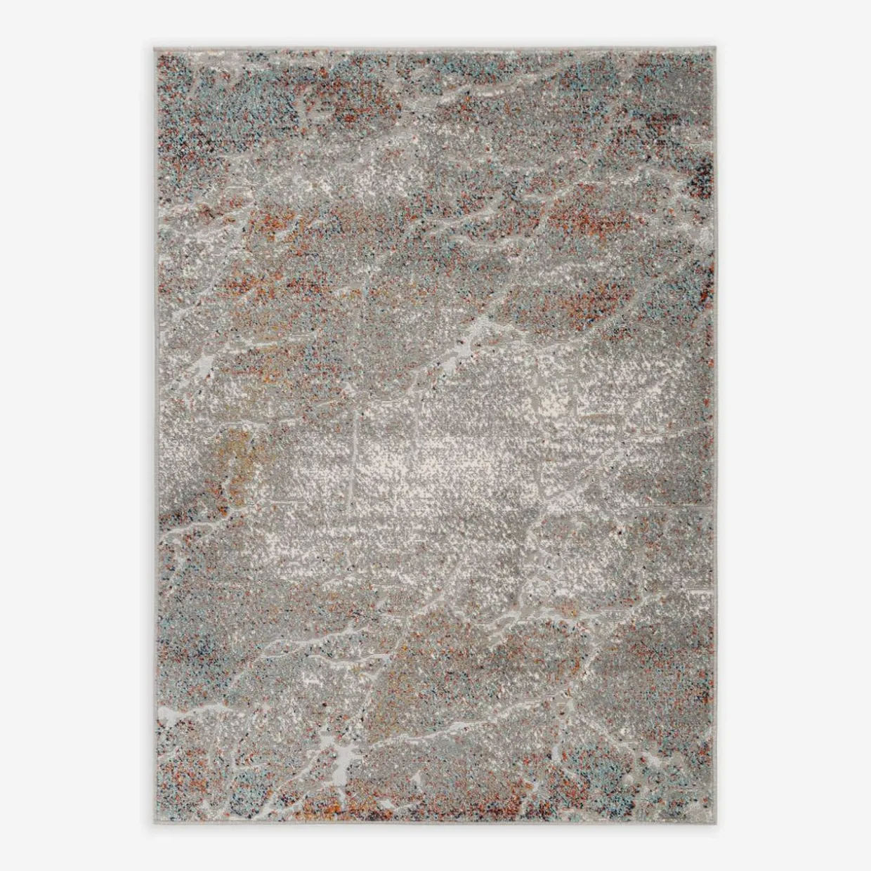 Srebrny dywan retro ADALYA, 120x170 CM