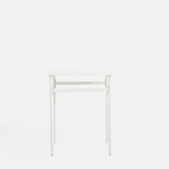Stół biały metalowy HAPPIANO 60 cm