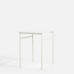 Stół biały metalowy HAPPIANO 60 cm