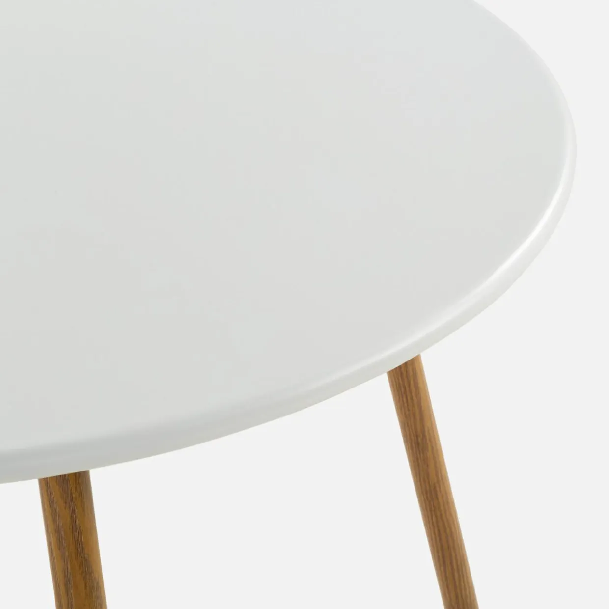 Stół ogrodowy biały LIXEL 90 cm