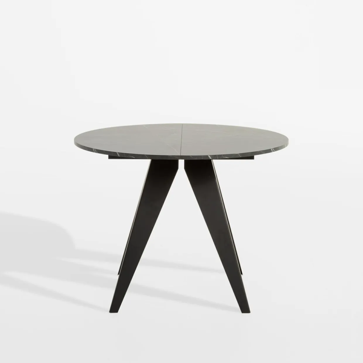 Stół okrągły rozkładany GERDON 100-138 cm
