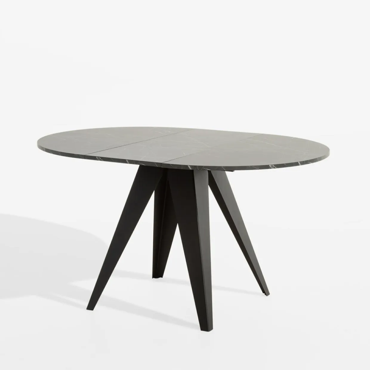Stół okrągły rozkładany GERDON 100-138 cm