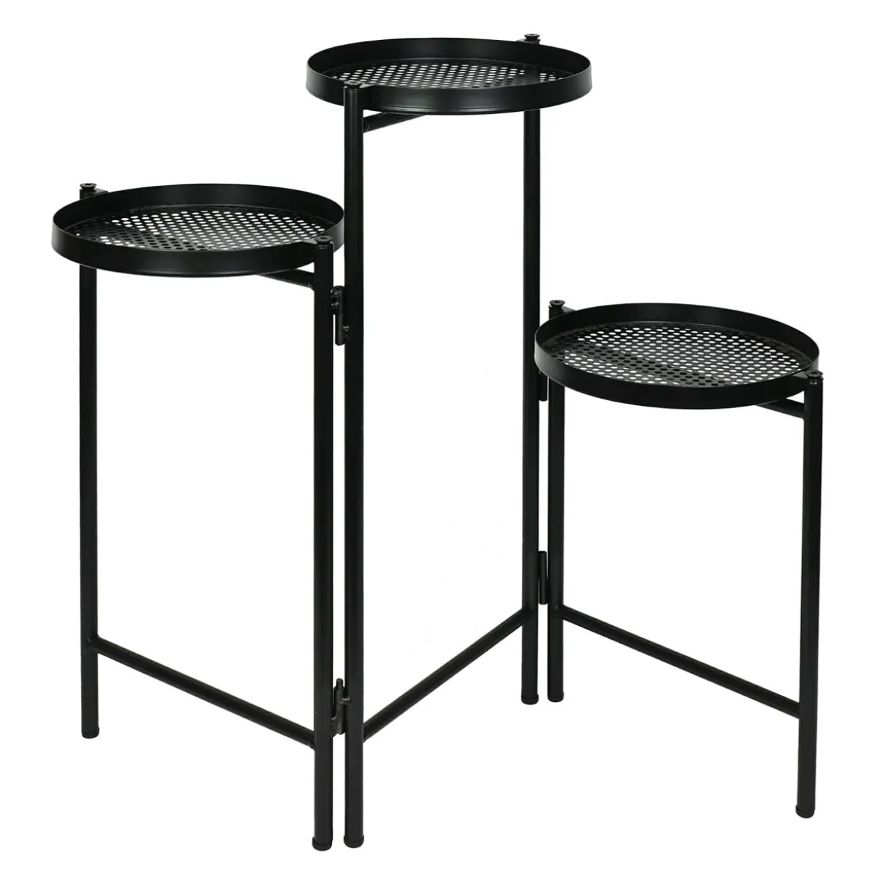 Stojak kwietnik czarny 50 cm