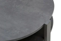 Stolik kawowy okrągły TOBAGO BETON