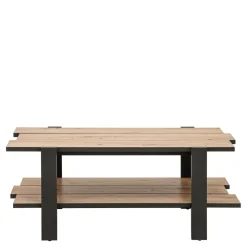 Stolik kawowy z półką COFFEE TABLES dąb artisan