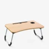 Stolik pod laptop składany brązowy 40x60x26 cm