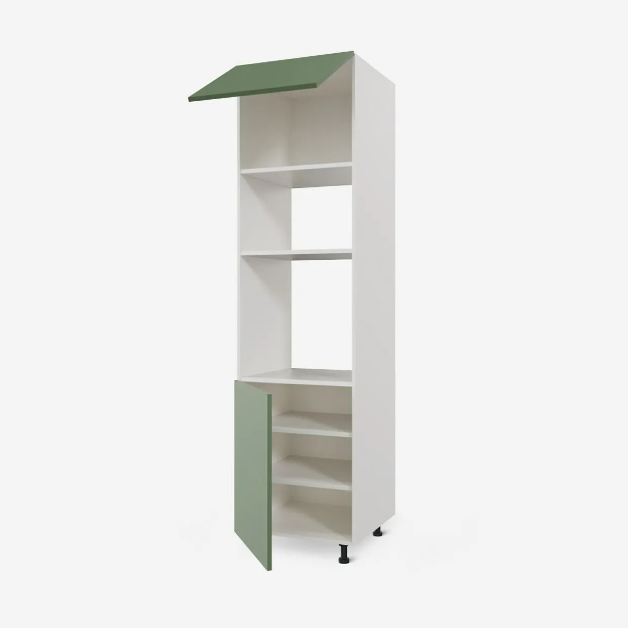 Słupek na piekarnik i mikrofalę BASIC PLUS BP/D60SPM-220 smoke green